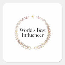 World's Best Influencer T-Shirt Funny Content Crea