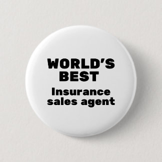 World's Best Insurance Sales Agent Button