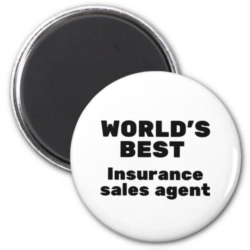 Worlds Best Insurance Sales Agent Magnet
