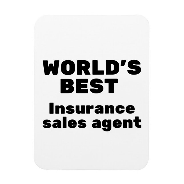 World's Best Insurance Sales Agent Magnet (Vertical)