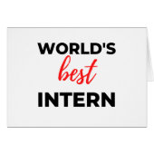 World's Best Intern 2 (Front Horizontal)