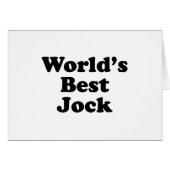 World's Best Jock (Front Horizontal)