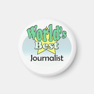 World's Best Journalist Magnet