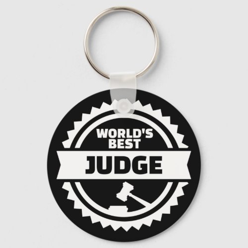 Worlds best Judge Keychain