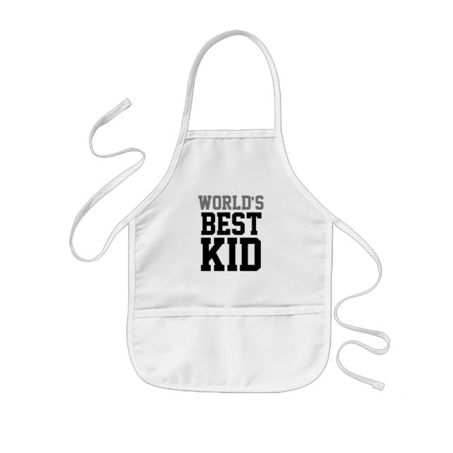 World's Best Kid Kids' Apron (Front)