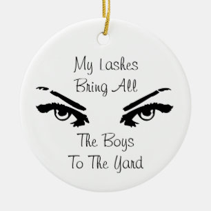 World's Best Lash Technician Ceramic Ornament