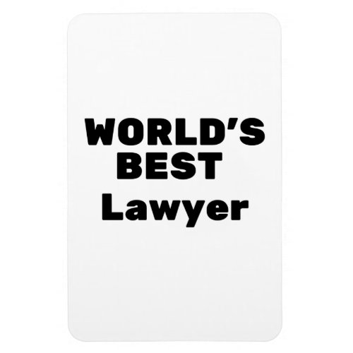 Worlds Best Lawyer Magnet