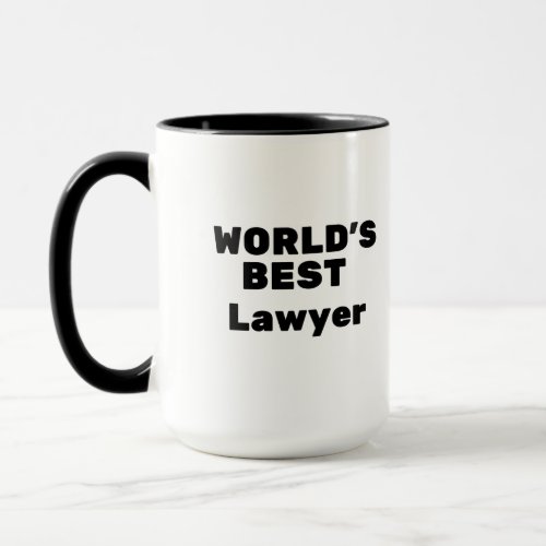Worlds Best Lawyer Mug