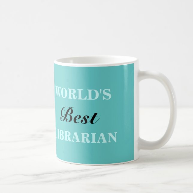 World's best Librarian mug (Right)