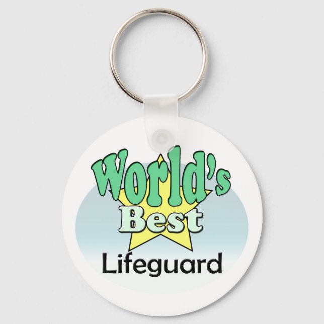 World's Best Lifeguard Keychain (Front)