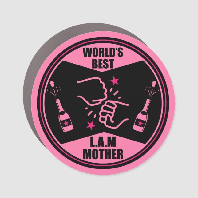 World's Best Like A Mother Car Magnet (Front)