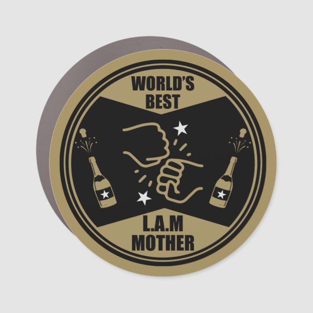 World's Best Like A Mother Car Magnet (Front)