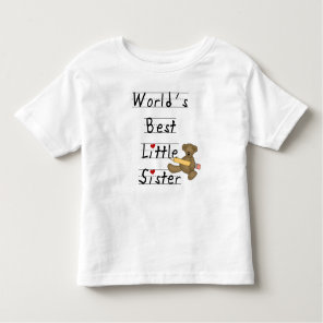 World's Best Little Sister Toddler T-shirt
