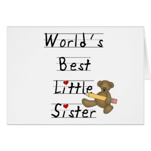 World's Best Little Sister Tshirts and Gifts World's Best Little Sister Tshirts and Gifts