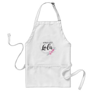 World's Best Lola Adult Apron