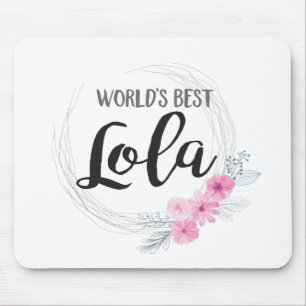 World's Best Lola Mouse Pad