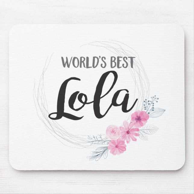 World's Best Lola Mouse Pad (Front)