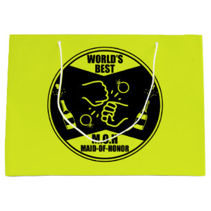 World's Best Maid Of Honor Large Gift Bag