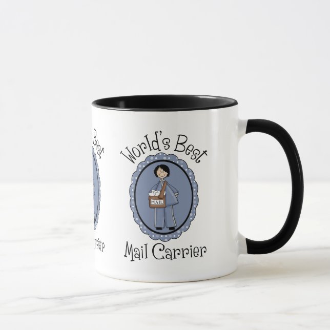World's Best Mail Carrier Female Gifts and Tees Mug (Right)