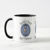 World's Best Mail Carrier Female Gifts and Tees Mug (Left)