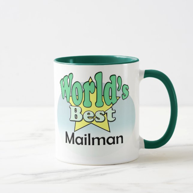 World's Best Mailman Mug (Right)
