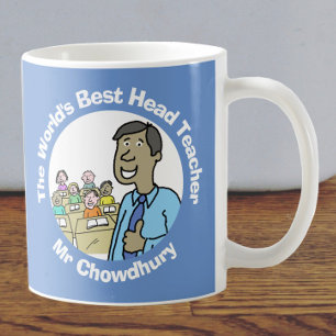 World's Best Male Head Teacher Coffee Mug
