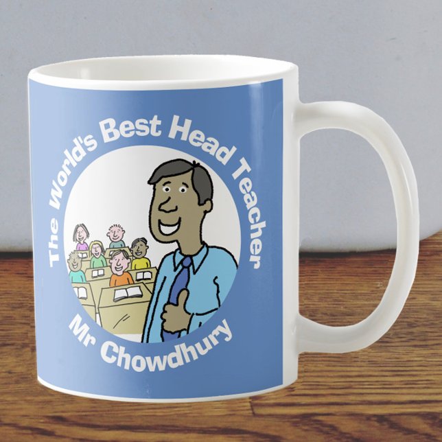 World's Best Male Head Teacher Coffee Mug (Creator Uploaded)
