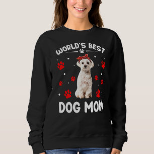 World's Best Maltese Dog Mom Funny Mother's Day Sweatshirt