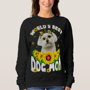 World's Best Maltese Dog Mom Mother's Day Sweatshirt