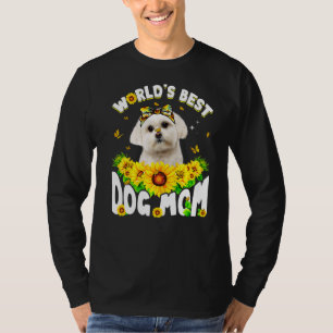 World's Best Maltese Dog Mom Mother's Day T-Shirt