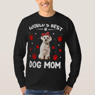 World's Best Maltese Dog Mom Mother's Day T-Shirt