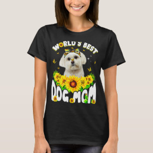 World's Best Maltese Dog Mom Mother's Day T-Shirt