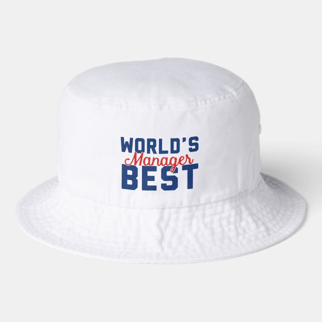 World's Best Manager Bucket Hat (Front)