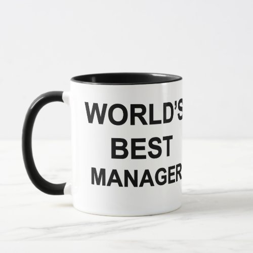 Worlds Best Manager Mug