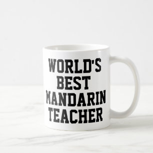 World's Best Mandarin Teacher Gift Mug