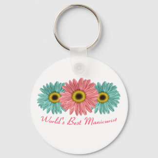 World's Best Manicurist Keychain