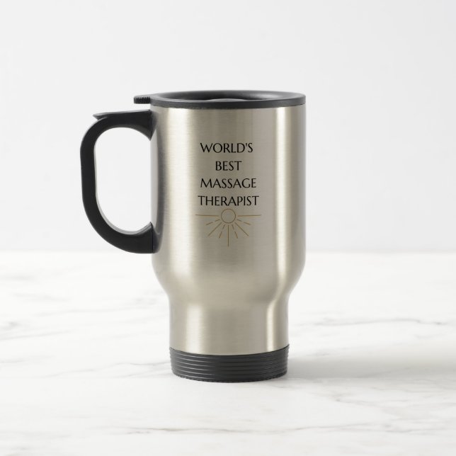 World's Best Massage Therapist Travel Mug/ Gift  Mug (Left)