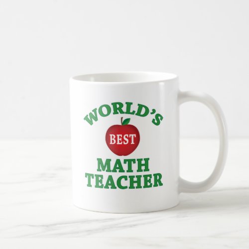 Worlds Best Math Teacher Coffee Mug