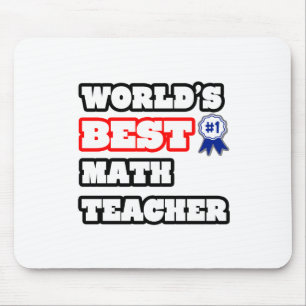 World's Best Math Teacher Mouse Pad