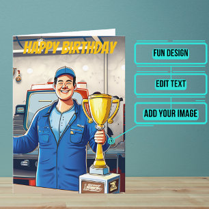 World's Best Mechanic Birthday Card