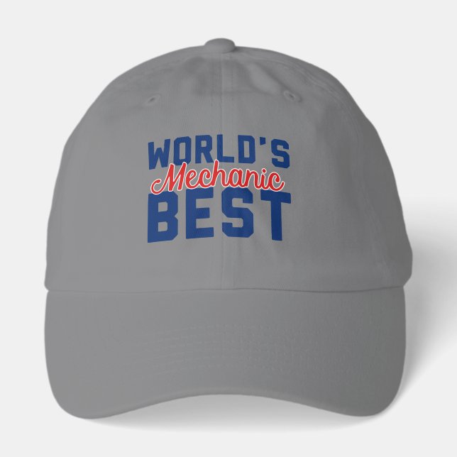 World's Best Mechanic Hat (Front)