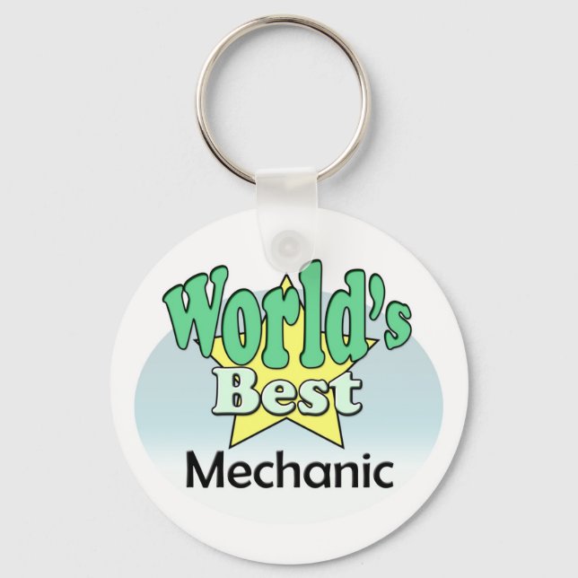 World's Best Mechanic Keychain (Front)