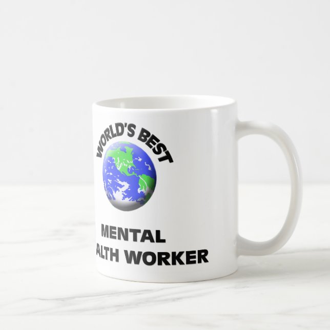 World's Best Mental Health Worker Coffee Mug (Right)