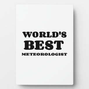 WORLD'S BEST METEOROLOGIST PLAQUE