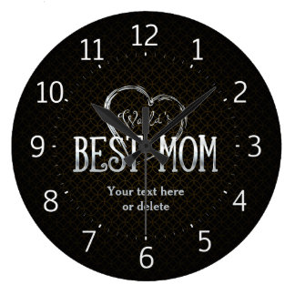 World's Best Mom | Adorable Gift Large Clock