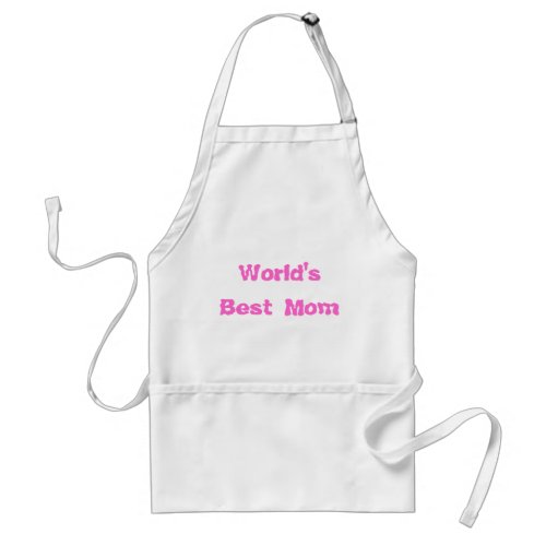 Worlds Best Mom apron