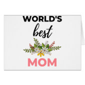 World's Best Mom black (Front Horizontal)