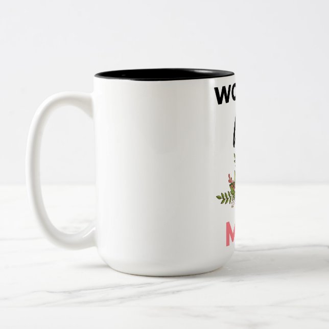 World's Best Mom black Two-Tone Coffee Mug (Left)