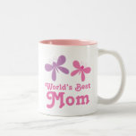 Worlds Best Mom Butterfly Mug Mothers Day Gift
