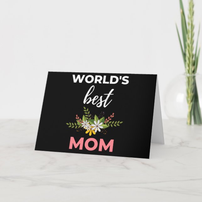 World's Best Mom Card (Front)